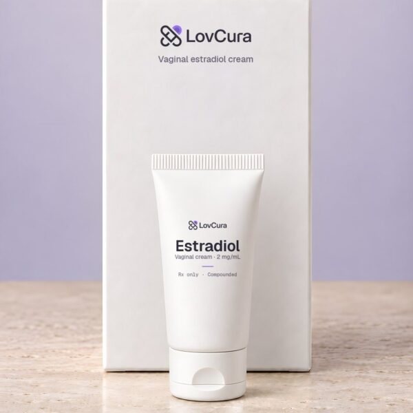 LovCura Estradiol (Vaginal cream · 2 mg/mL), illustrative product photo