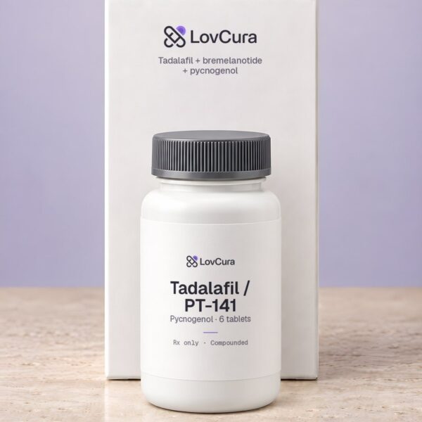 LovCura Tadalafil / PT-141 (Pycnogenol · 6 tablets), illustrative product photo
