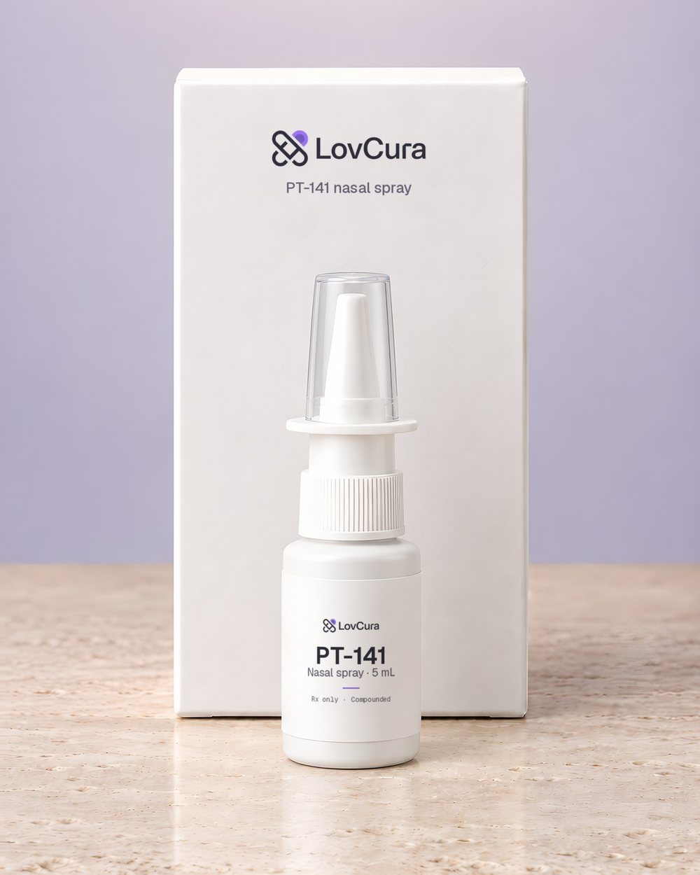 LovCura PT-141 (Nasal spray · 5 mL), illustrative product photo